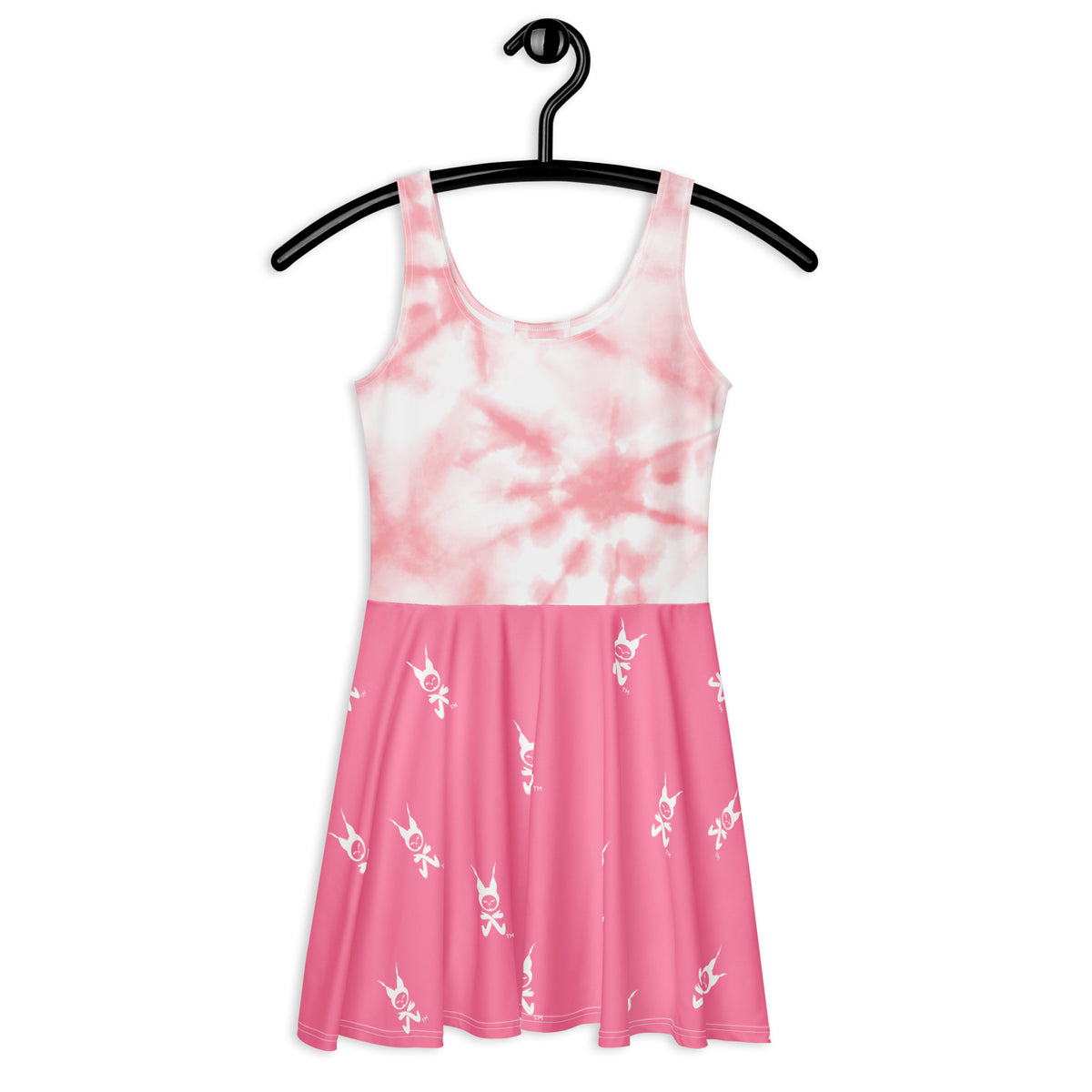 pink sleeveless skater dress Skater Dress