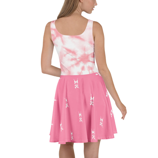 Cara Pink Skater Dress